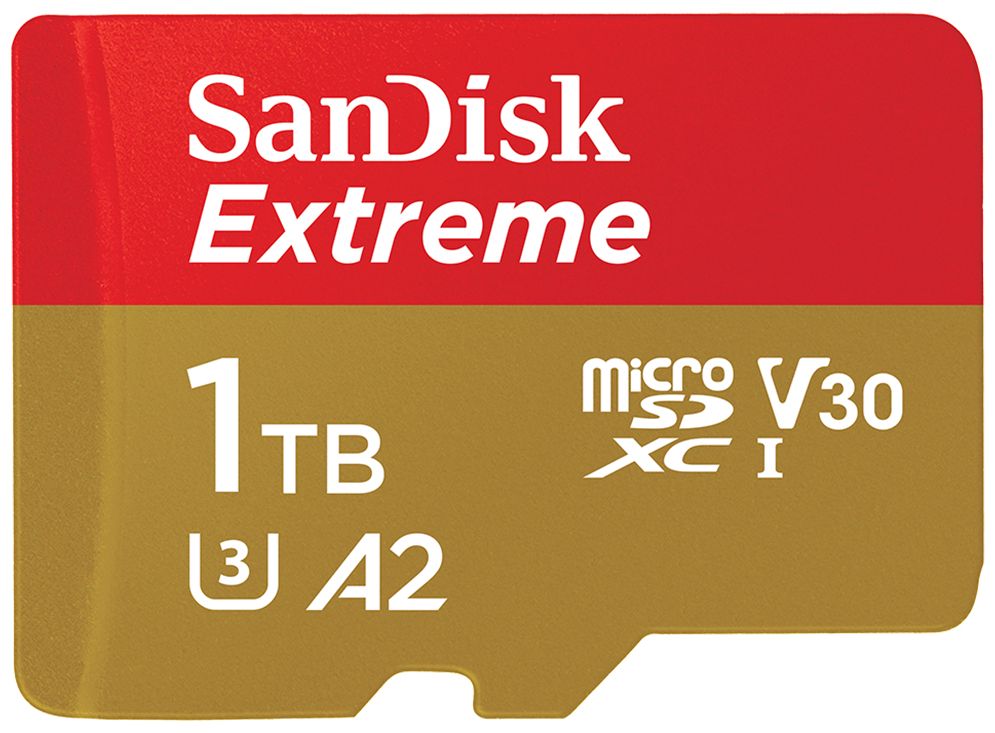 Extreme A2 MicroSDXC Speicherkarte 1 TB Class 3 (U3) Klasse 10 