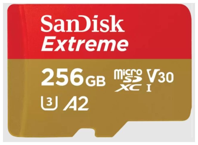 Extreme A2 MicroSDXC Speicherkarte 256 GB Class 1 (U1) Klasse 3 