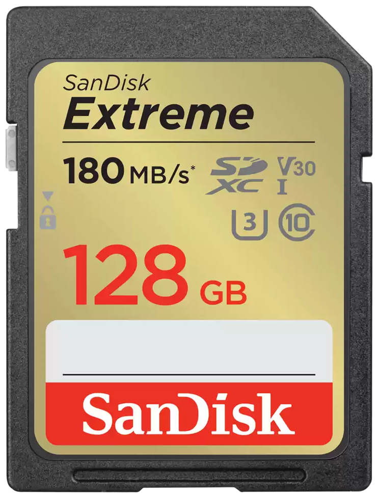 Extreme SDXC Speicherkarte 128 GB Class 3 (U3) Klasse 10 