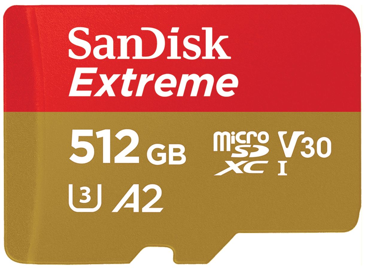 Extreme A2 MicroSDHC Speicherkarte 512 GB Class 3 (U3) Klasse 10 