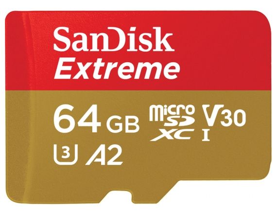 Extreme A2 MicroSDXC Speicherkarte 64 GB Class 3 (U3) Klasse 10 