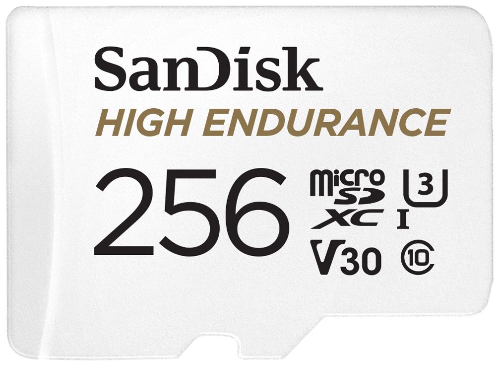High Endurance MicroSDXC Speicherkarte 256 GB Class 3 (U3) Klasse 10 