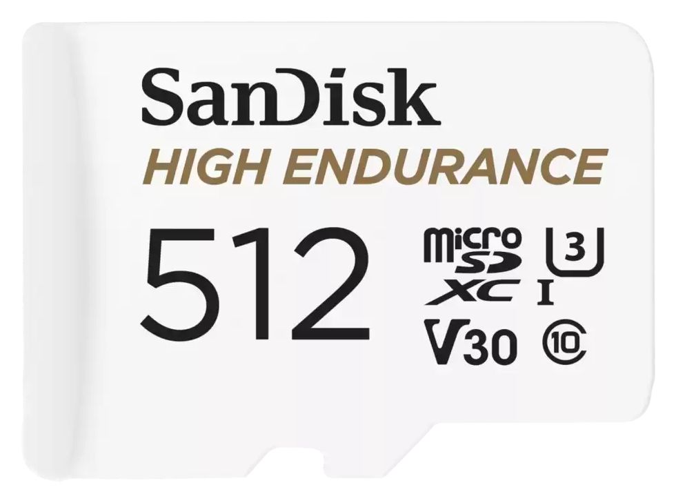 High Endurance MicroSDXC Speicherkarte 512 GB Klasse 10 