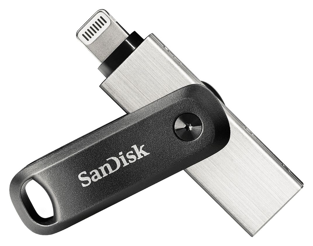 iXpand Go USB Type-A / Lightning Stick 64 GB  (Schwarz, Silber) 