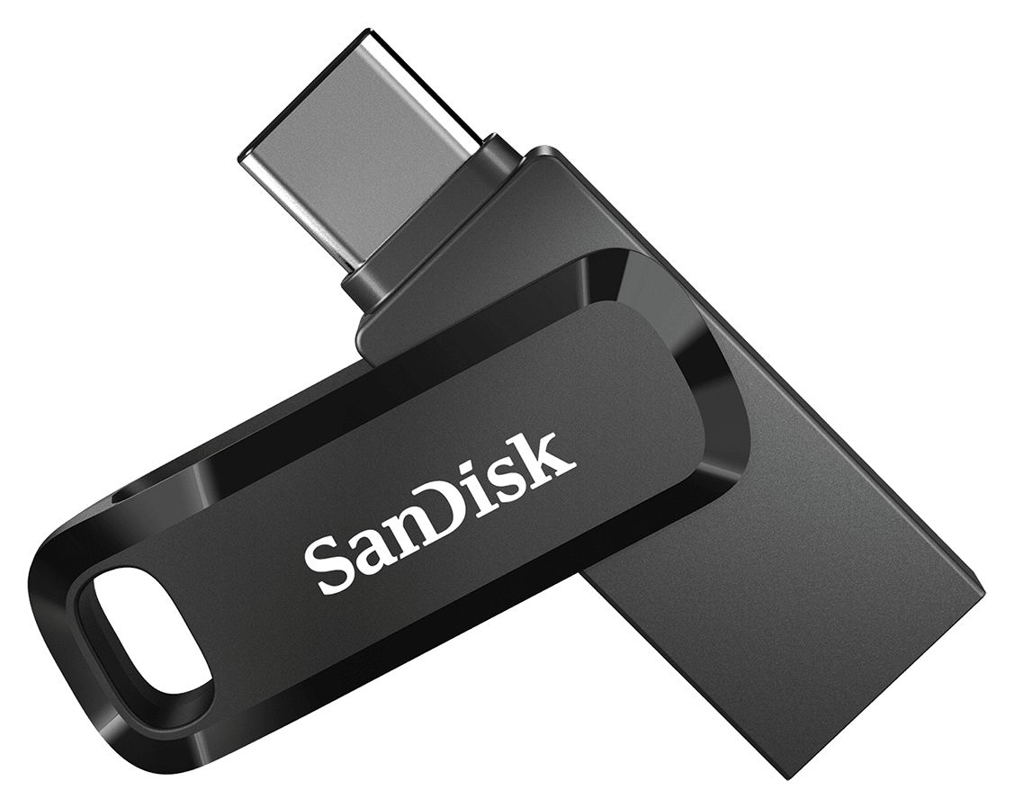 Ultra Dual Drive Go USB Type-A / USB Type-C Stick 128 GB  (Schwarz) 