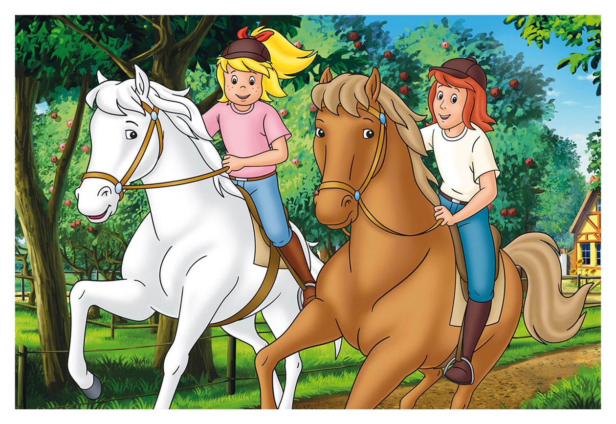 56543 Bibi & Tina, Sommerausritt Kinderpuzzle, 100 Teile 