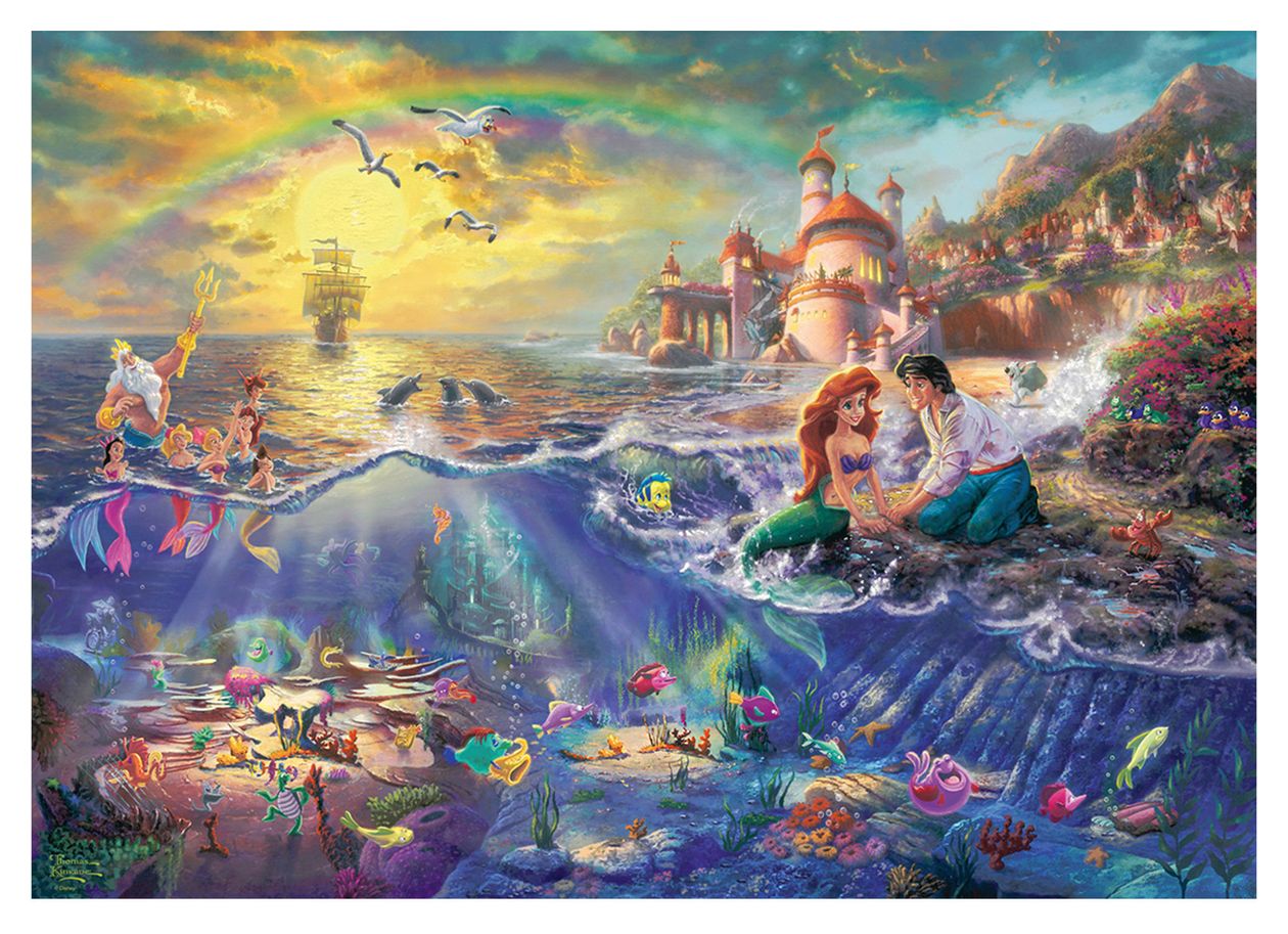 Thomas Kinkade: Disney Kleine Meerjungfrau Arielle 