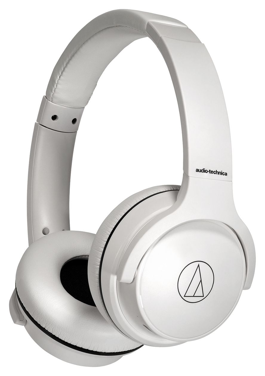 ATH-S220BTWH Over Ear Bluetooth Kopfhörer kabelgebunden&kabellos 60 h Laufzeit (Weiß) 