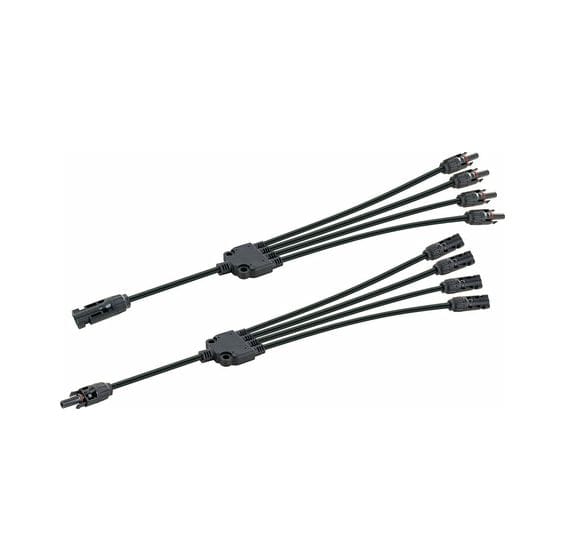 MC4 4in1 Adapterkabel Set 35 cm 