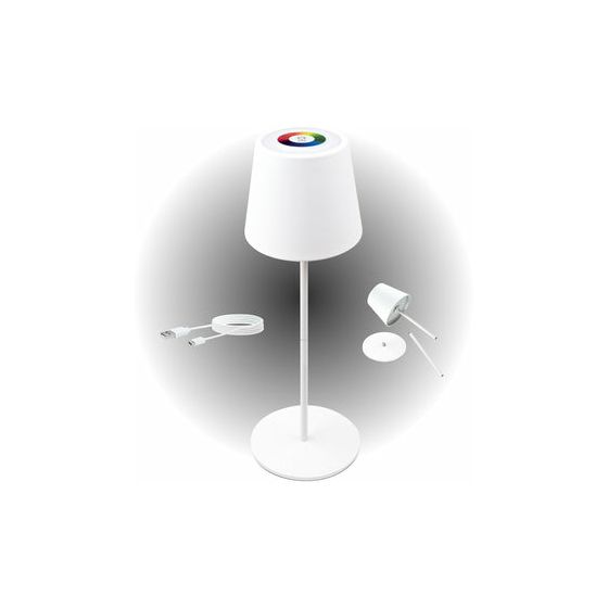 RGB Tischleuchte mit Touchsteuerung LED Warmweiß DC 