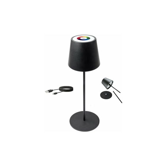 RGB Tischleuchte mit Touchsteuerung LED Warmweiß DC 