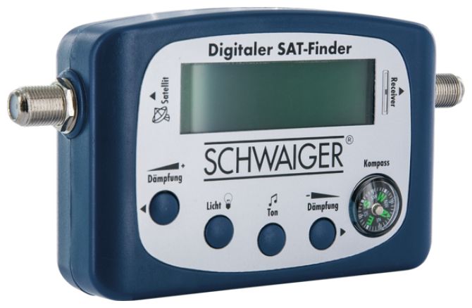 SF80 531 SAT-Finder mit Kompass und akustischer Pegelanzeige 