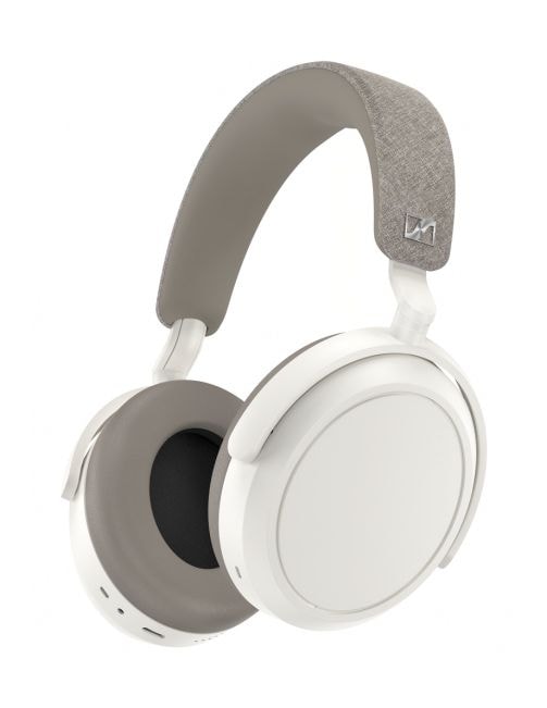 Momentum 4 Over Ear Bluetooth Kopfhörer kabelgebunden&kabellos 60 h Laufzeit  (Grau, Weiß) 