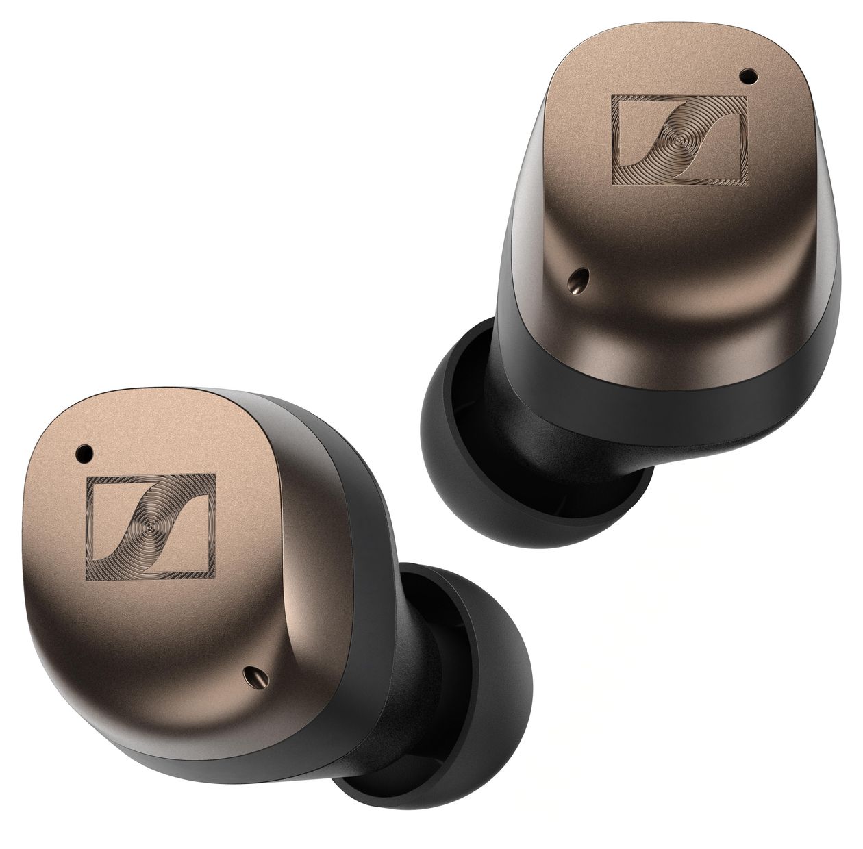 Momentum True Wireless 4 In-Ear Bluetooth Kopfhörer Kabellos TWS IP54 USB Typ-C  (Schwarz, Kupfer) 