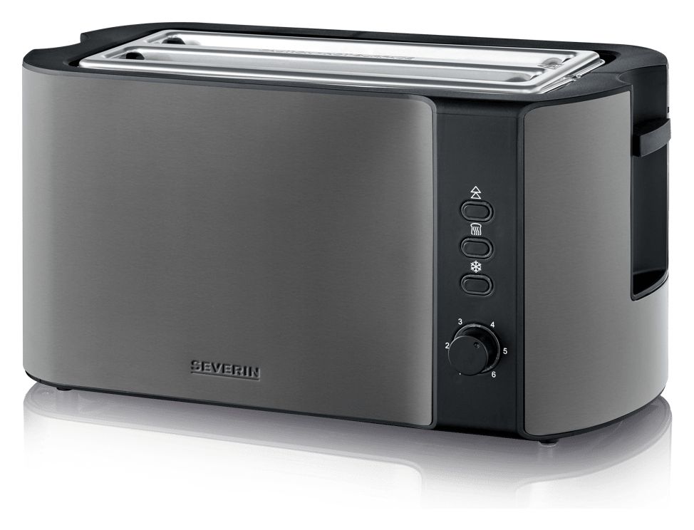 AT9341 Toaster 1400 W 4 Scheibe(n) (Schwarz, Gebürsteter Stahl, Edelstahl) 