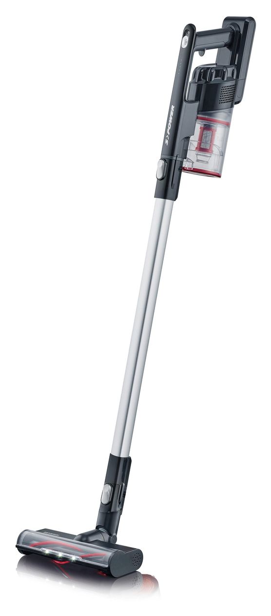 HV7966 Handstaubsauger mit Staubbeutel bis 40 min Laufzeit 22,2 V (Schwarz, Rot, Silber) 