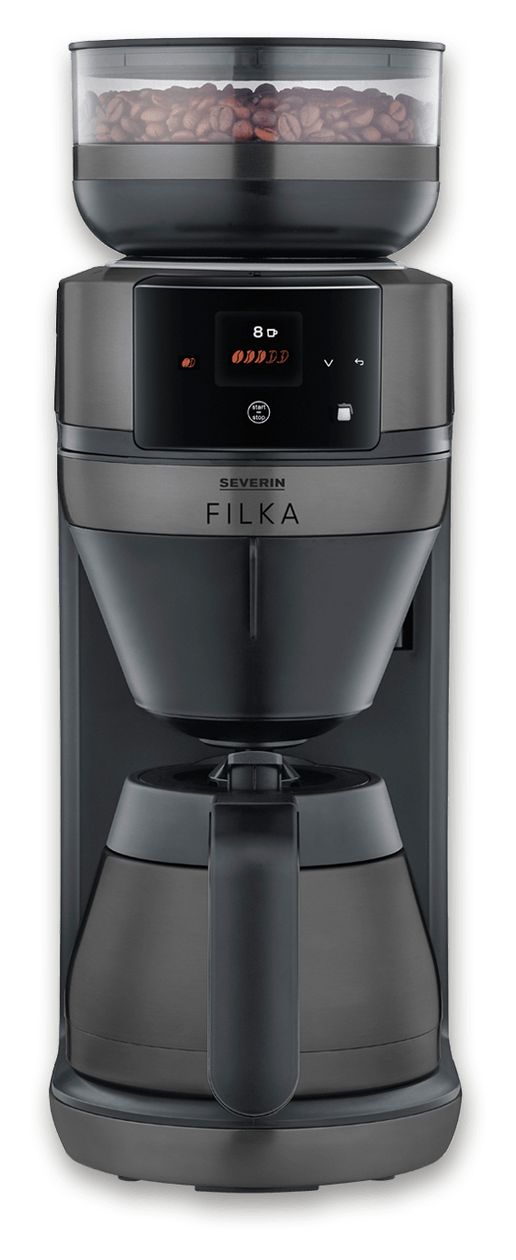 KA4855 Thermo Filterkaffeemaschine  (Schwarz, Edelstahl) 