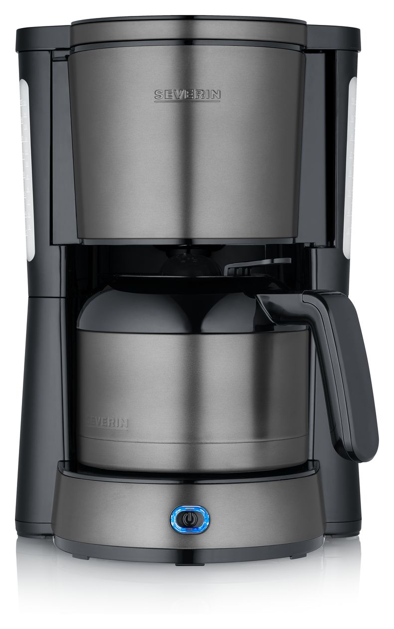 KA9343 8 Tassen Thermo Filterkaffeemaschine 1,0 l  (Schwarz, Edelstahl) 