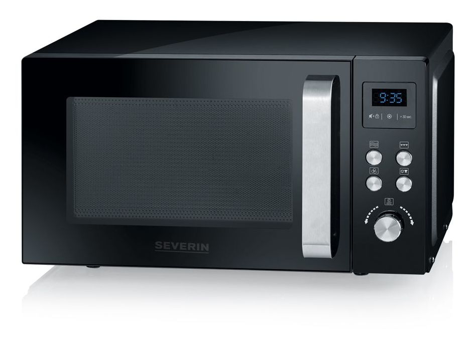 MW7752 Freistehende Mikrowelle 900 W Größe: mittel 10 Stufen Grill  (Schwarz, Edelstahl) 