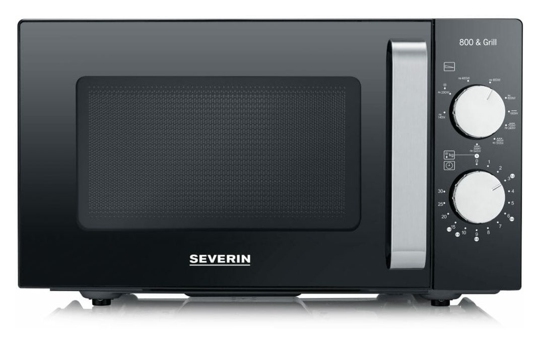 MW7762 Standgeräte Solo 800 W Größe: klein 9 Stufen Grill  (Schwarz, Edelstahl) 