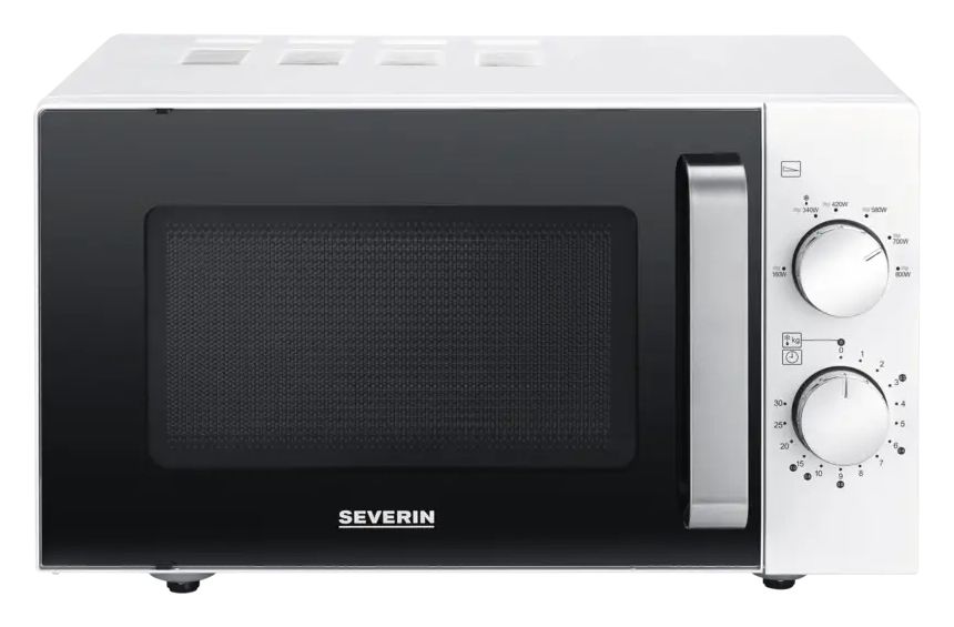 MW7765 Freistehende Mikrowelle 800 W 6 Stufen  (Schwarz, Silber) 