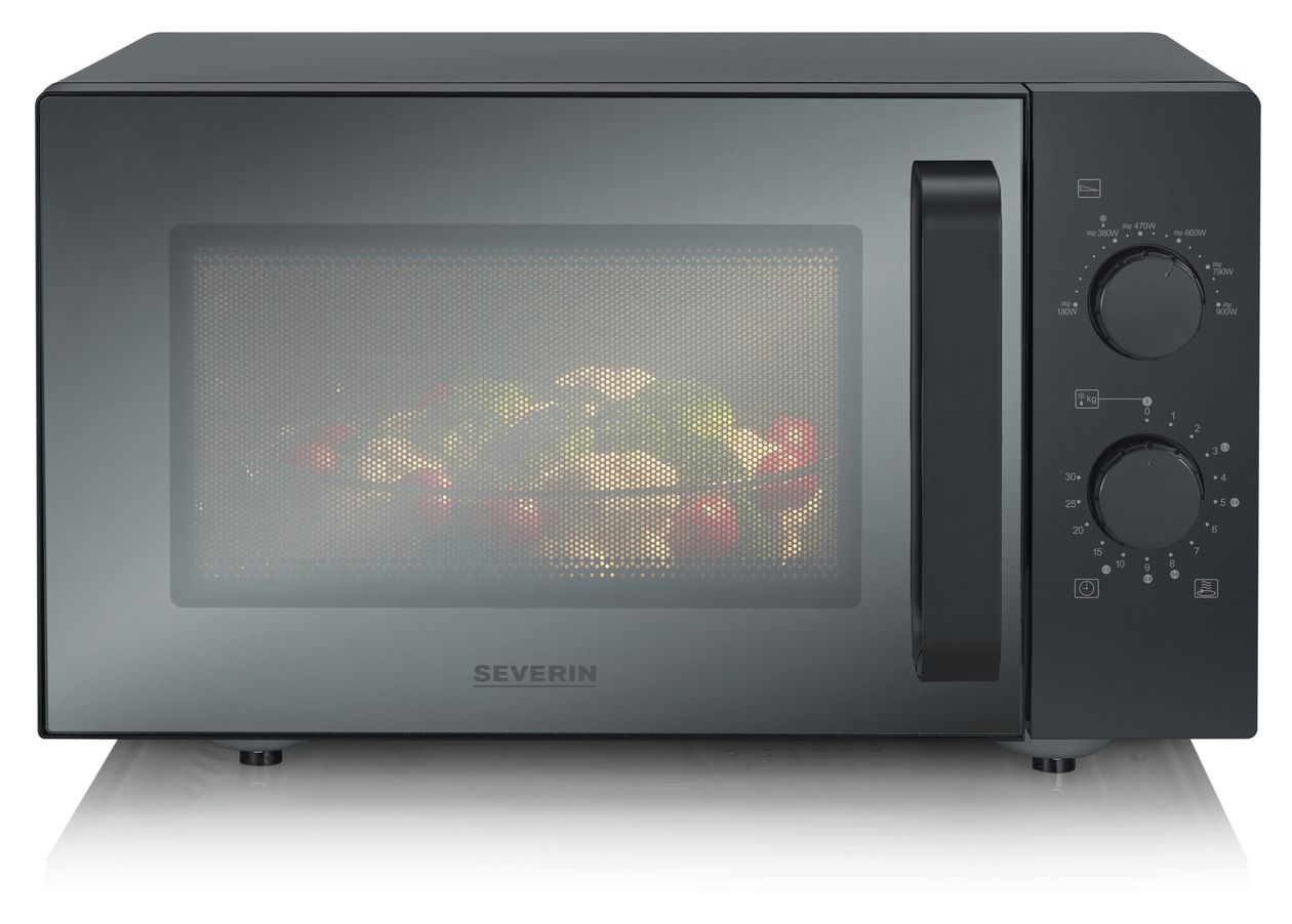 MW7789 Freistehende Mikrowelle 800 W Größe: mittel 6 Stufen  (Schwarz) 