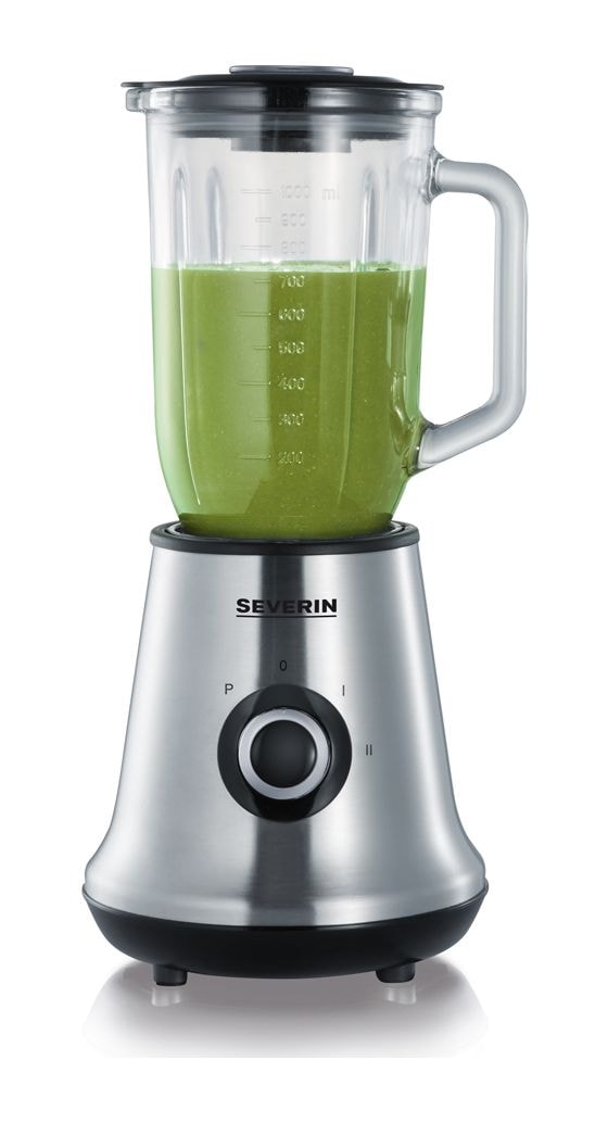 SM3734 1 l Standmixer 2 Geschwindigkeiten 500 W  (Schwarz, Edelstahl) 