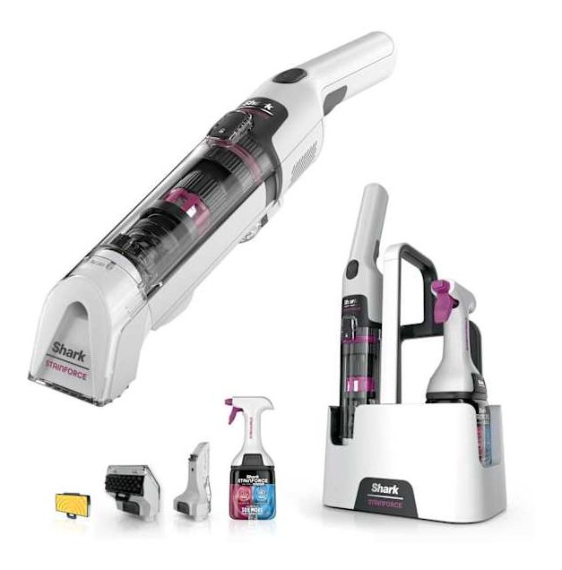 HX100EUT StainForce Handstaubsauger Beutellos (Schwarz, Pink, Weiß) 