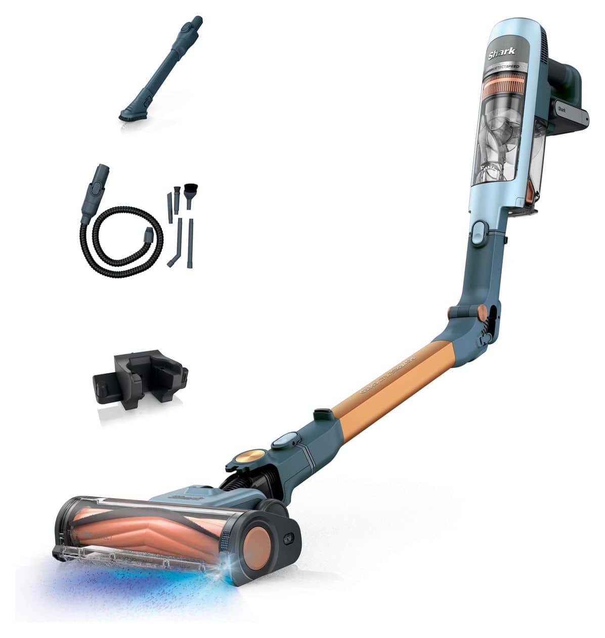 IA1244EU Handstaubsauger Beutellos bis 60 min Laufzeit HEPA  (Blau) 