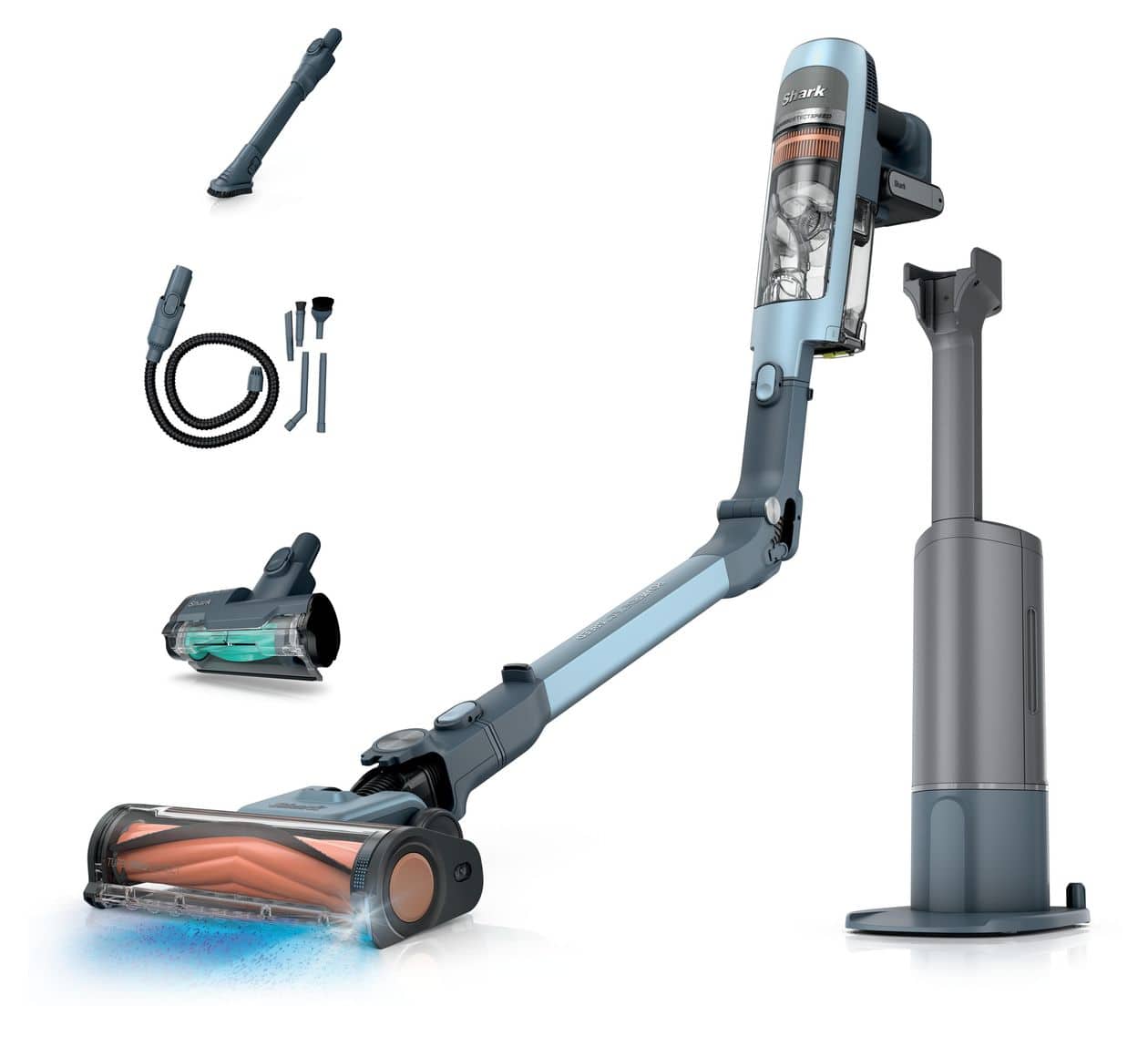 IA3244EUT Handstaubsauger Beutellos bis 60 min Laufzeit HEPA, Schaum  (Blau) 