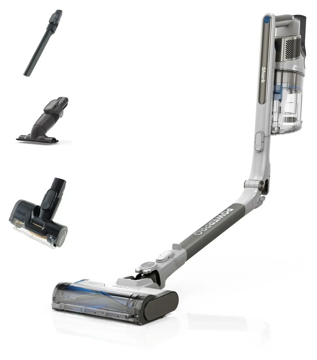 IZ380EUT PowerPro Pet Handstaubsauger Beutellos bis 50 min Laufzeit  (Metallisch) 