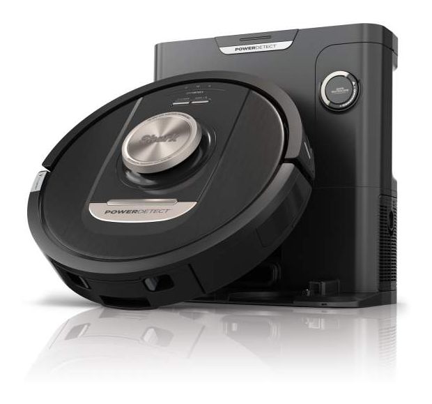 SHARK RV2820VEEU PowerDetect Saugroboter 110 min Akku  (Schwarz, Silber) 