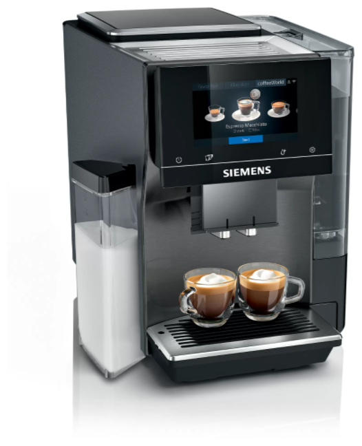 EQ.700 TQ707DF5 Kaffeevollautomat 19 bar 2,4 l 350 g (Schwarz, Edelstahl) 