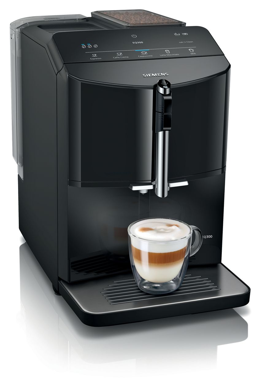 EQ300 TF301E09 Kaffeevollautomat 15 bar 1,4 l 250 g  (Schwarz) 