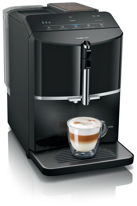 EQ300 TF301E19 Kaffeevollautomat 15 bar 1,4 l 250 g (Schwarz) 