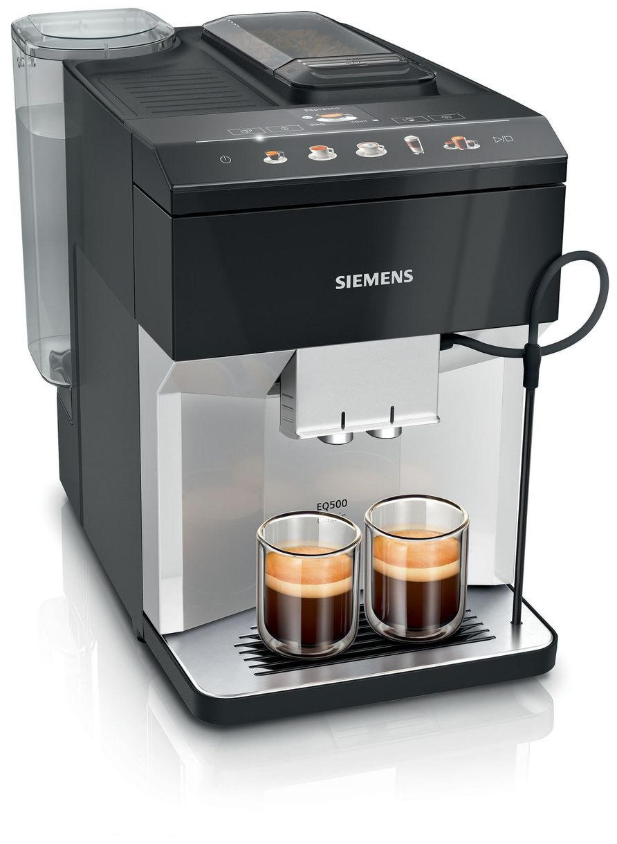 EQ500 TP515D01 Kaffeevollautomat 15 bar 1,9 l 270 g (Schwarz, Silber) 