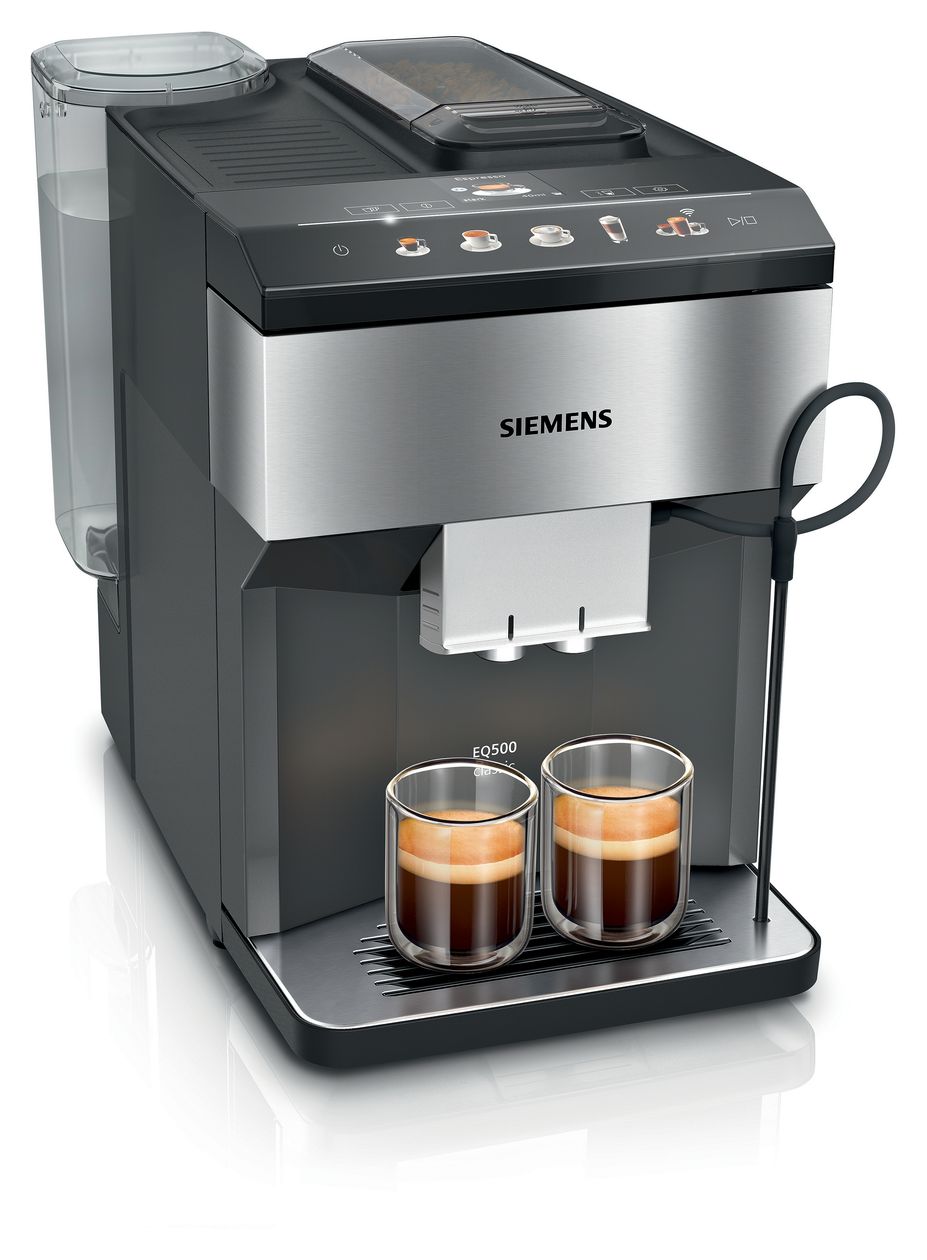EQ500 TP516DX3 Kaffeevollautomat 15 bar 1,9 l  (Schwarz, Edelstahl) 