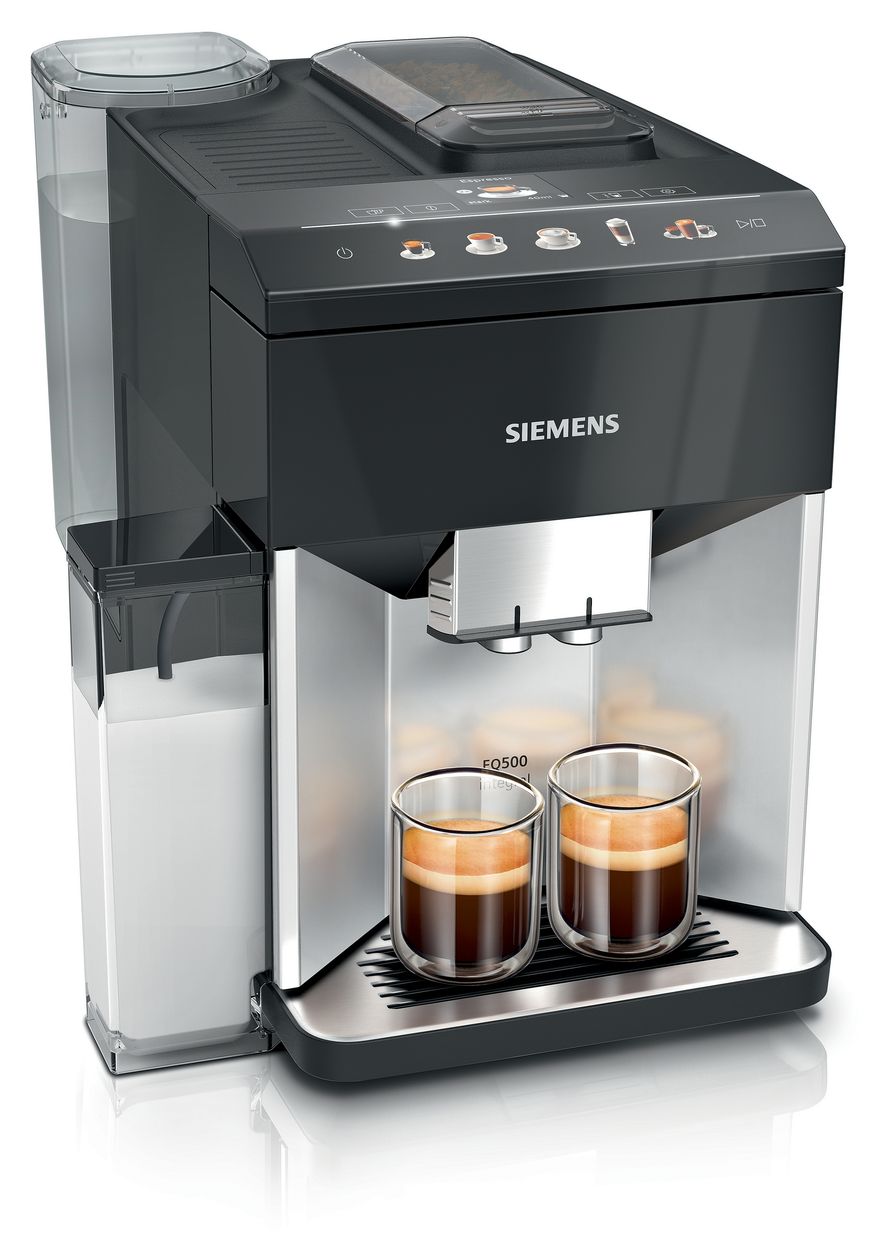 EQ500 TQ513D01 Kaffeevollautomat 15 bar 1,9 l 270 g AutoClean  (Schwarz, Silber) 