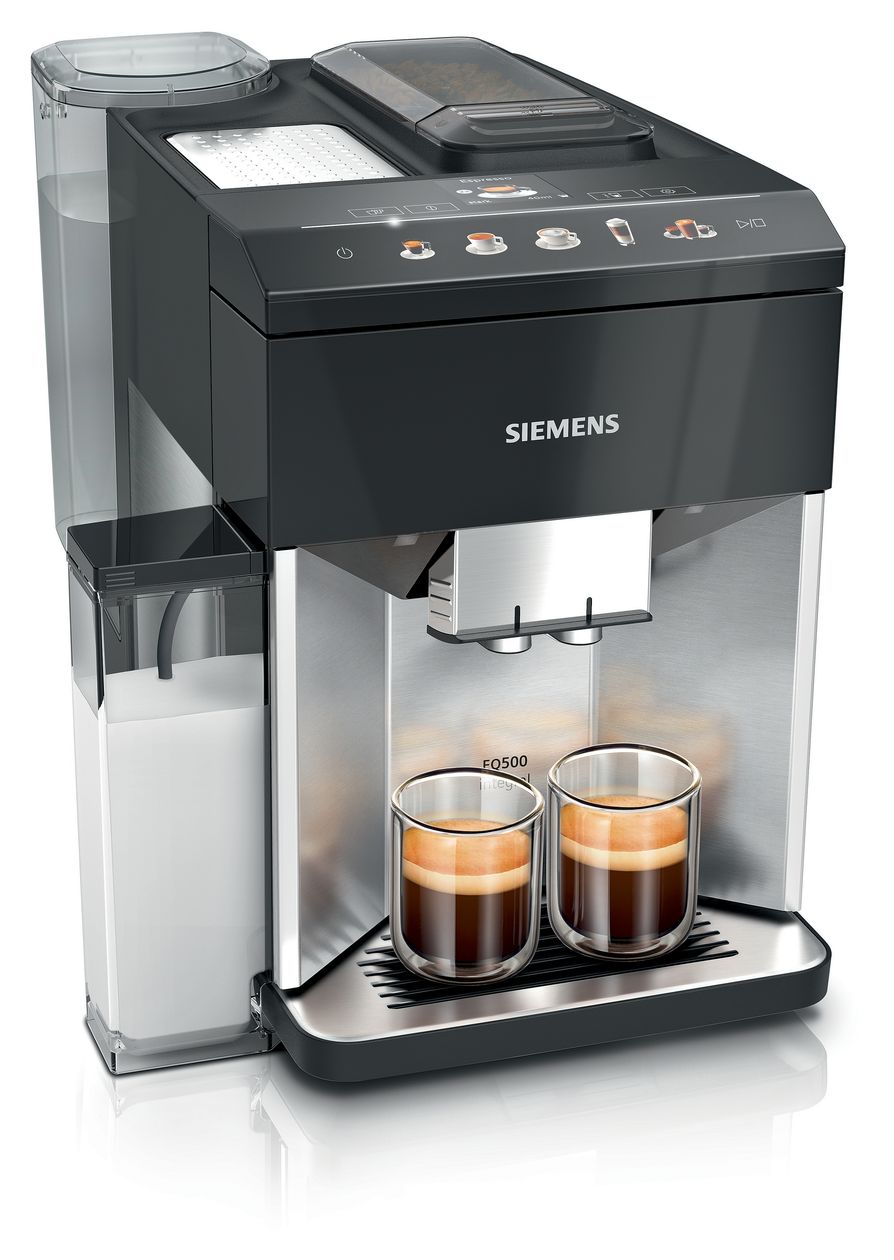 EQ500 TQ517D03 Kaffeevollautomat 15 bar 1,9 l 270 g  (Schwarz, Edelstahl) 
