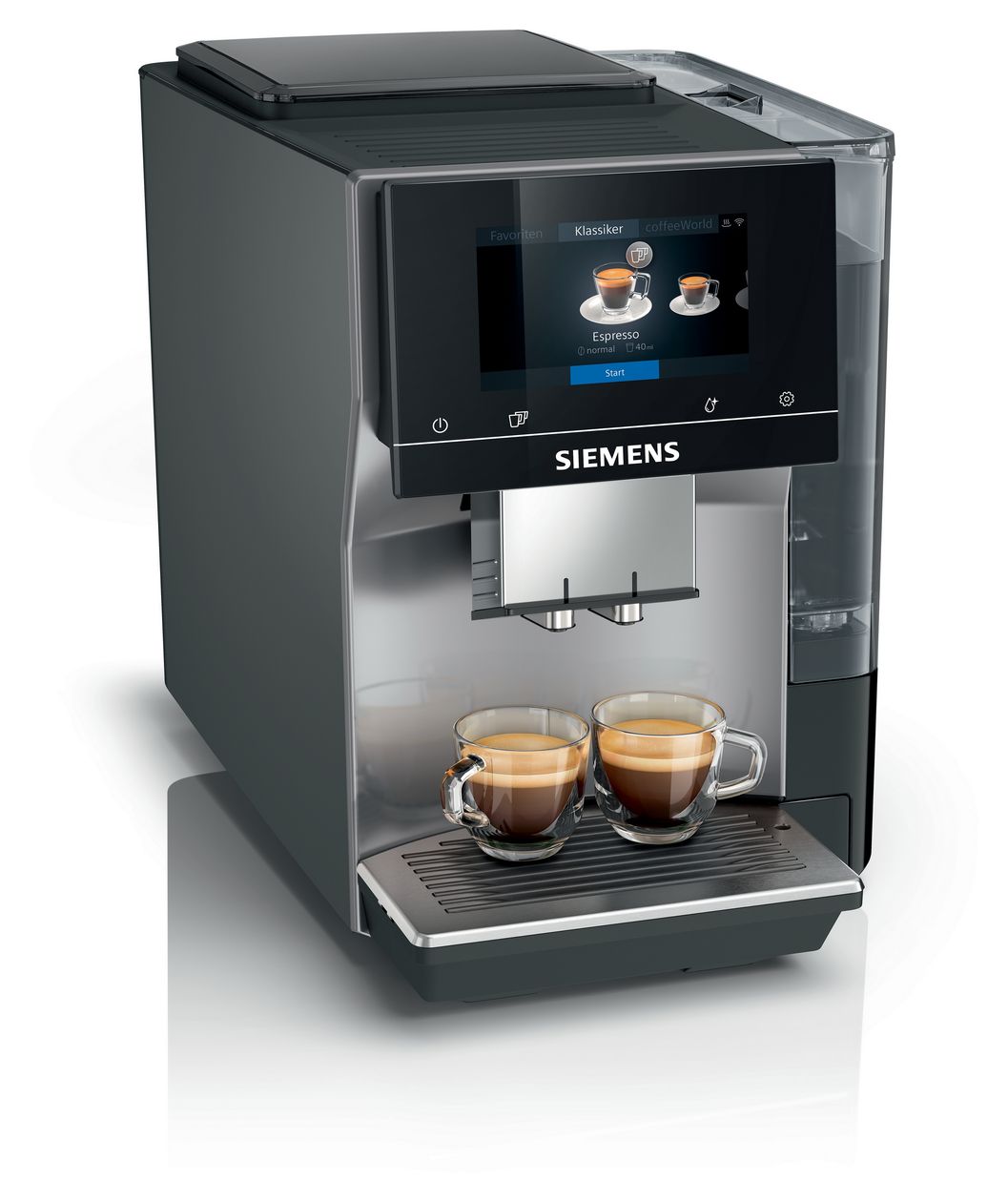 EQ700 TP715D01 Kaffeevollautomat 19 bar 2,4 l 320 g  (Grau) 