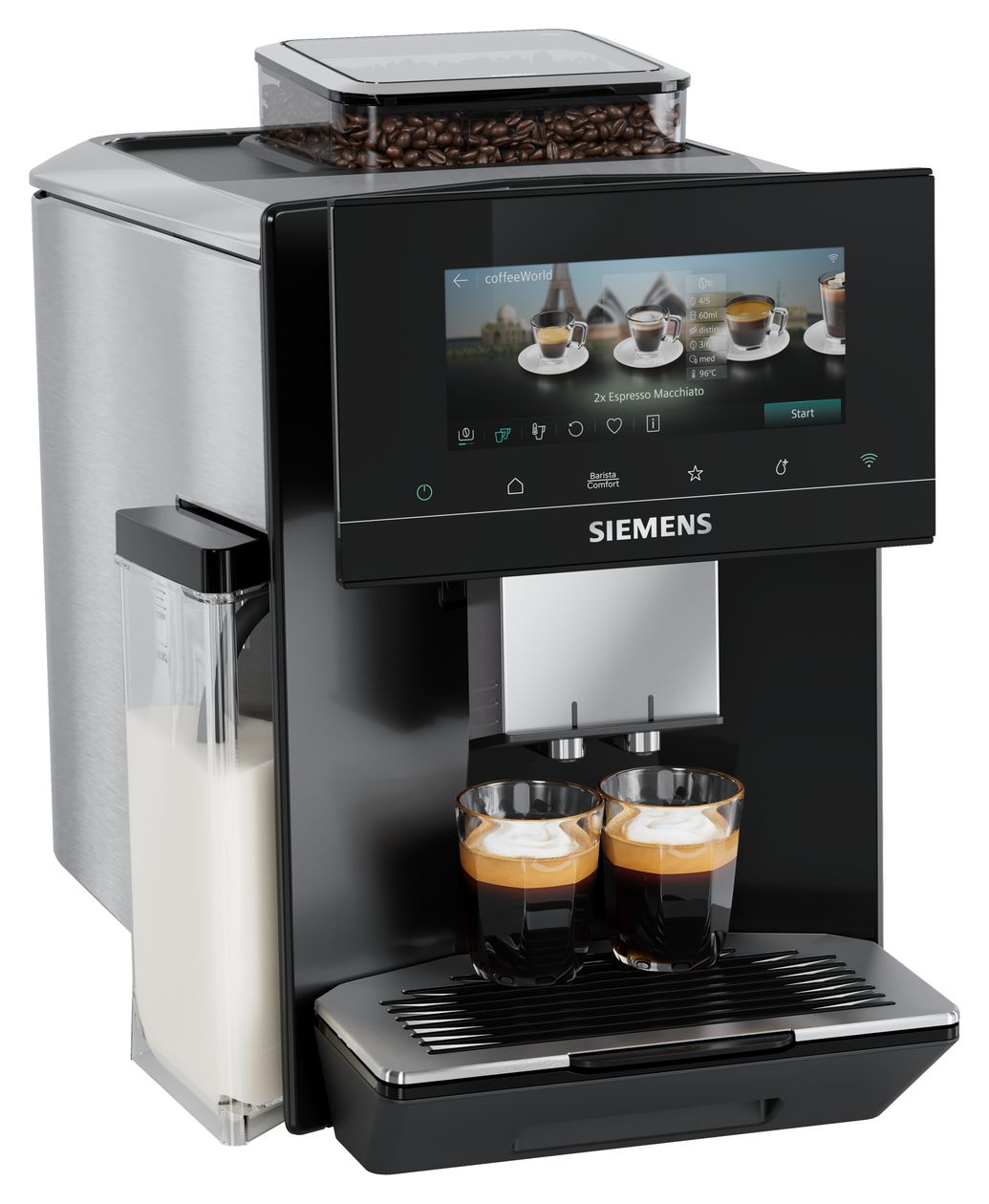 EQ900 TQ925EF9 iAroma Kaffeevollautomat 2,3 l 375 g  (Schwarz, Edelstahl) 