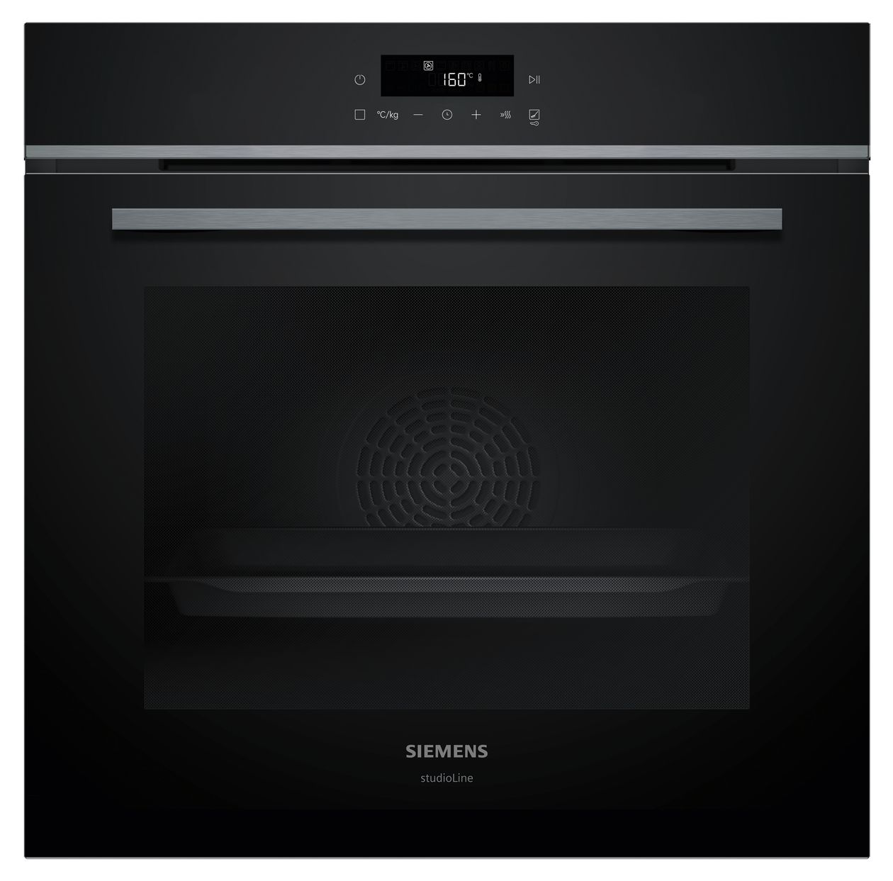 iQ300 HB472G0B3 Einbaubackofen groß AutoClean (Edelstahl, Schwarz) 