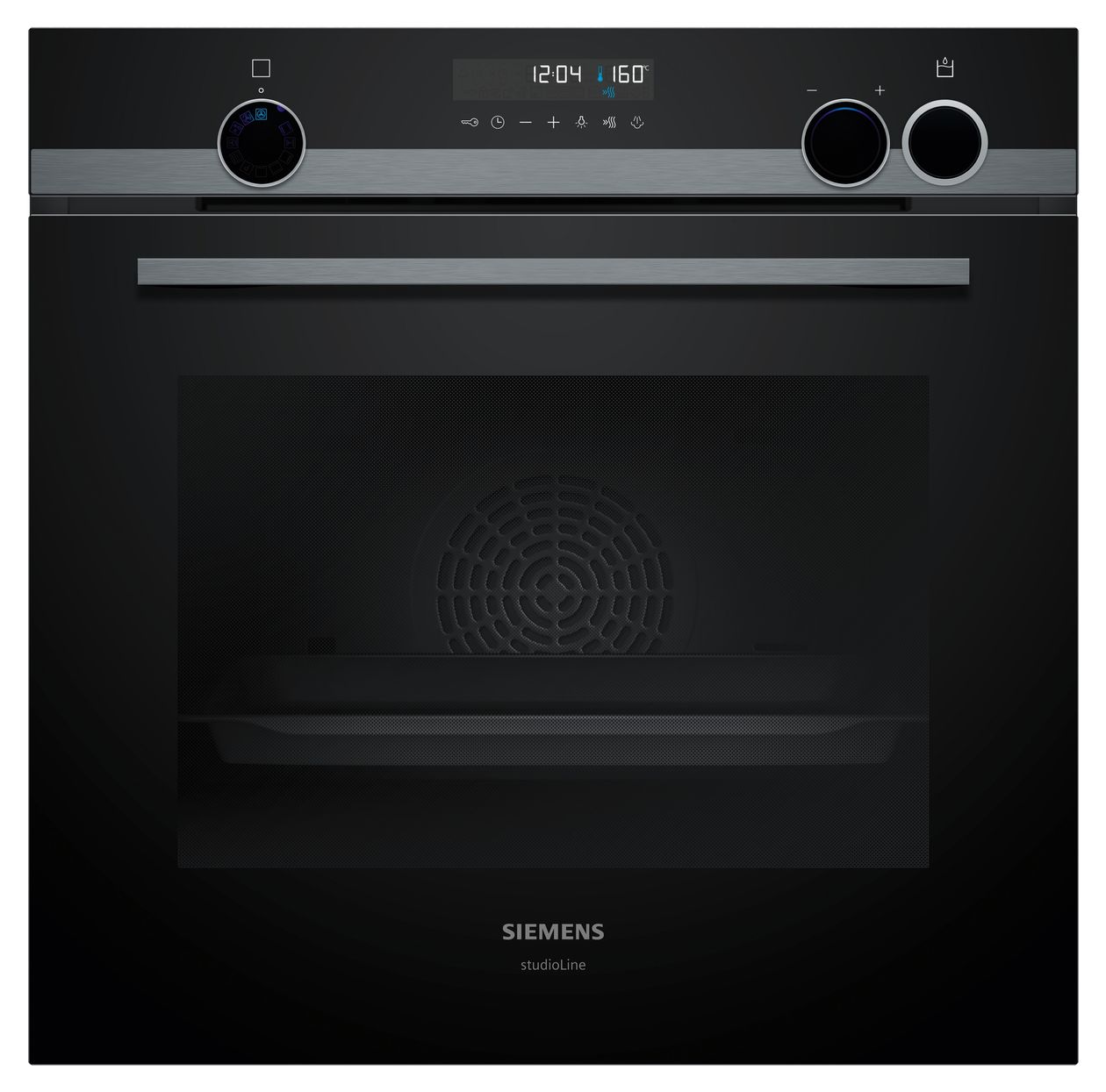 iQ500 HR478G5B7F Einbaubackofen groß Dampfgaren AutoClean (Schwarz) 