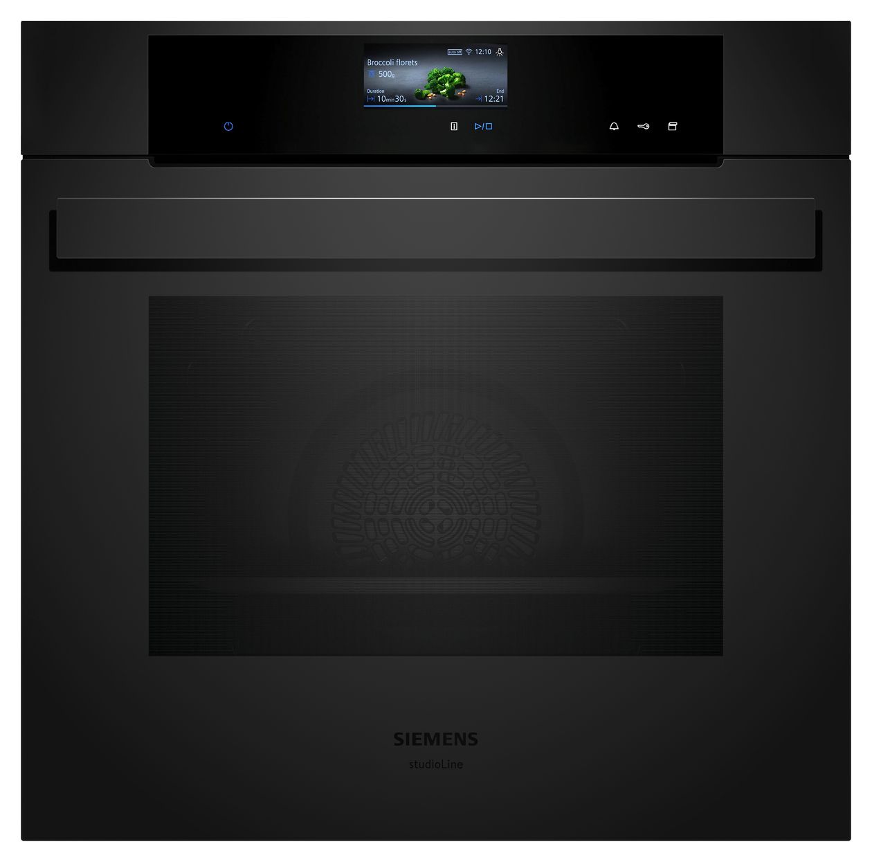 iQ700 HS936GCM1 Einbaubackofen groß Dampfgaren AutoClean (Schwarz) 
