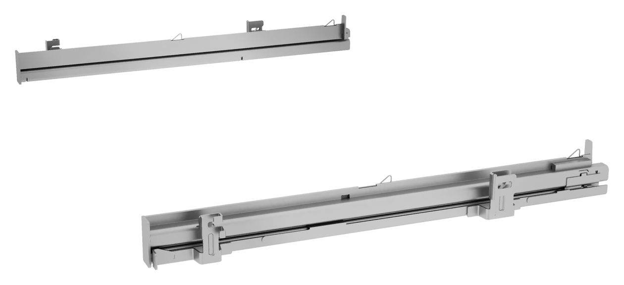 HZ638000 Clip-Vollauszug Teleskopauszug 1-fach für Backöfen 