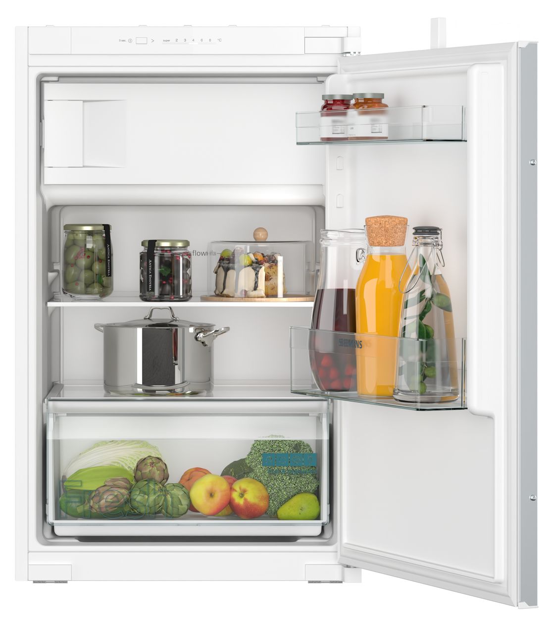 iQ100 KI22LNSE0 Schlepptür 104 l 88 cm Einbaukühlschrank EEK: E 144 kWh Jahr 