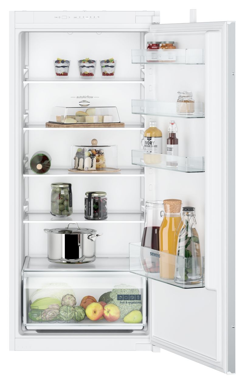 iQ100 KI41RNSE0 Schlepptür 204 l 122,5 cm Einbaukühlschrank EEK: E 101 kWh Jahr 