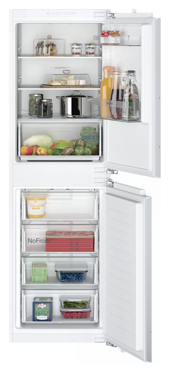 iQ100 KI85NNFE0 150 l / 99 l 177,5 cm Einbau Kühl-/Gefrierkombination 239 kWh NoFrost 