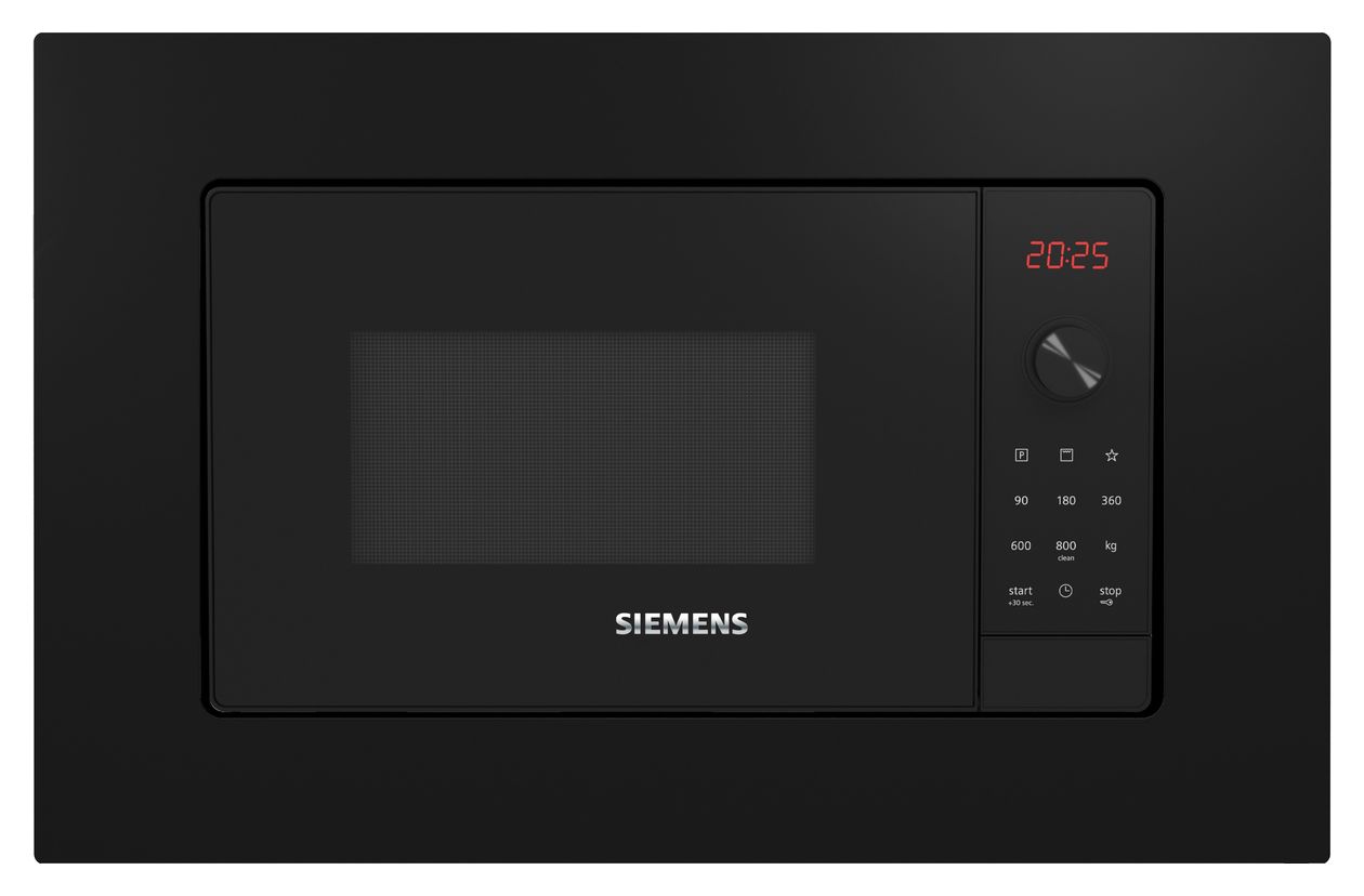 iQ300 BE623LMB3 Einbau-Mikrowelle 800 W Größe: klein 5 Stufen Grill (Schwarz) 