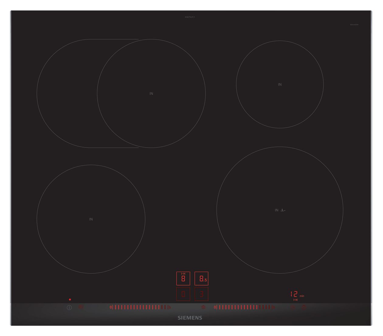 iQ300 EH675LFC1E autarkes 60cm Induktions Kochfeld/Herdplatte 4 Zone(n) 